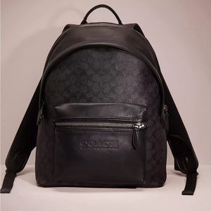 Coach Charter Signature Canvas Backpack